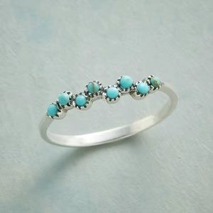 Reconstituted Turquoise
Bubble Ring